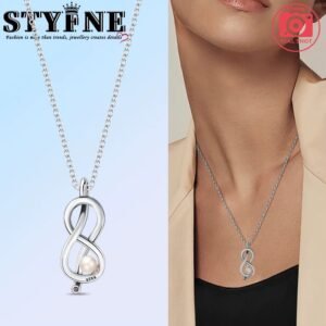 سلسلة الفضة الاسترليني 925 الوردي لامعة الحب الكامل من الماس مجموعة مجوهرات حلية قلادة أقراط النساء هدية مجوهرات رائعة