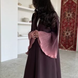 عباية مفتوحة من الأمام بأكمام مضيئة عبايات عربية غير رسمية في الشرق الأوسط قفطان تركي أنيق للنساء جلباب فساتين ماكسي إسلامية