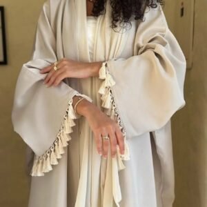 عباية فضفاضة بأكمام كاملة للنساء المسلمات عبايات قفطان سادة غير رسمية فساتين ماكسي إسلامية جلباب ملابس عرقية في الشرق الأوسط